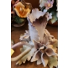 Image 13 : Roses: Capodimonte Roses (One Has Broken Leaf), Bassano Mauve Vase 7 W, 5 T, Small Chips on All