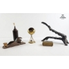 Image 1 : 19th-Century Cast-Iron Apothecary Cork Press , Vintage Block Plane, 1970s Cigarette Ashtray And More
