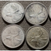 Image 2 : Canadian 25-cent Pieces 80% Silver 64.13 Grams