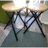 Image 2 : Vintage Coat Tree, Rubber Trash Can, Two Stools & Power Bars +sm rugs
