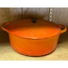 Image 1 : Le Creuset Orange Pot, Some Damage 