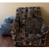 Fabric Single Chair Whittaker Designs w/ Bag Full of Decorative Pillows - Chair is 34W, 36D, 36T 