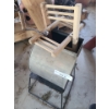 Image 1 : Antique Butter Churner. 14 dia, 15 h.  Includes Metal Stand 16 w, 14 h, 16 d