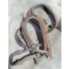 Image 3 : Antique Equestrian Essentials - Horse Hames & Padded Collars w/ Large Storage Tote 