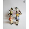 Image 2 :  Royal Albert "Happy Birthday" Bone China Plate And Vintage Porcelain Figurines 