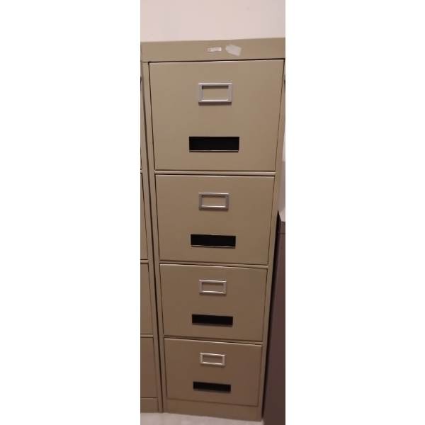 Cole 4 Drawer Filing Cabinet w/ Key 15x27x52 (duplicate)