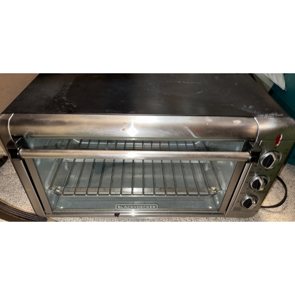 Black & Decker Extra Wide Crisp N Bake Air Fry Toaster Oven Mo.TO3265XSSD