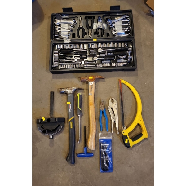 Complete Socket & Wrench Set w/ Assorted Hand Tools 