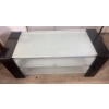 Image 7 : Glass Coffee Table, Two Fans, Bathroom Accessories, and Scale