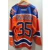 Image 2 : Edmonton Oilers NHL Jersey #35  Roloson  (Size Large)