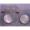 Image 2 : Canadian Silver Dollar 1964 (80% Pure Ag) 24.4 g & Canadian Silver Dollar 1965 23.3 g (80% Pure Ag)