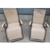 Image 1 : Folding Zero Gravity Lounge Chairs with Mesh Fabric