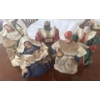 Image 1 : 5 Piece Art Nativity Set 10"Tall