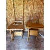 Image 2 : Wooden School Desk X 2 W23 L32 H30 