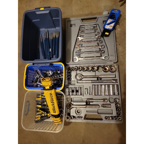 Wrenchs - Ratchids - Sockets - Screw Drivers - Chissels & More
