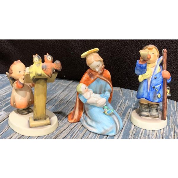 Goebel Hummel Festive Figures - Tallest is 4.5T