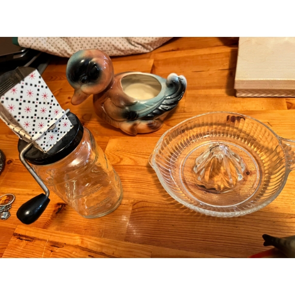 vintage Androck nut grinder and chopper, typically manufactured in the USA during the 1950s. vintage