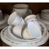 Image 2 : Gorgeous Floral Japanese Bone China Set By Towne House 'Rose Marie' 