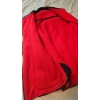 Image 2 : Red and Black Buffalo Plaid Fleece Vest with Zip Closure