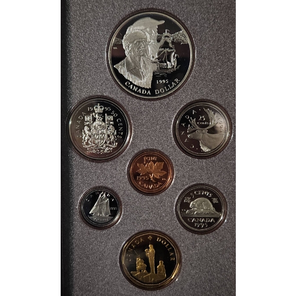1995 Canada - Hudson's Bay Company Anniversary Proof Double Dollar Set - Royal Canadian Mint
