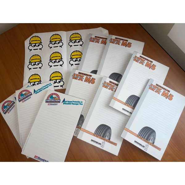 Michellin Swag Bag - Promo Calander Note Pads Figurines & More