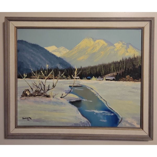 Original Works Oil Painting By Local Artist Doreen '82 