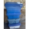 4 Storage Totes with Lids.
