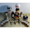 Image 9 : Barware Lot Featuring Figural Lamp, Miniature Whiskey Bottles, and Bar Accessories