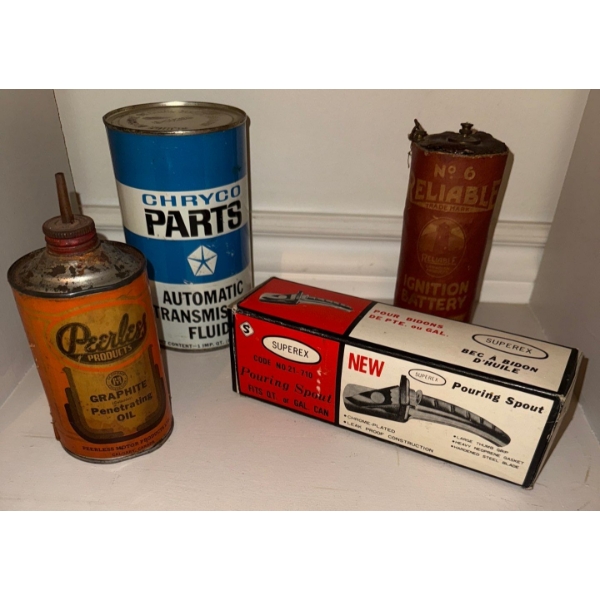 Chryco Parts Automatic Transmission Fluid ,Peerless Graphite Oil & More Oil & Gas Stuff