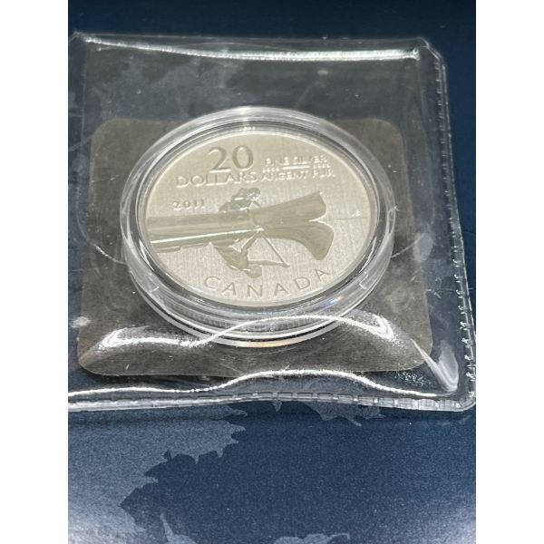 2011 $20 Coin 99.99% Silver at 7.96g