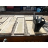 Image 3 : Wooden Cabinet Doors Various Sizes. Wood Frame MDF Insert Shaker Door 24"x17" 7/8"(4), 12"x26" (2), 