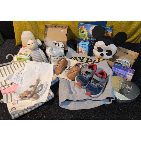 Baby Bundle with Size 3 Converse, Size 2 Toms, and Apparel