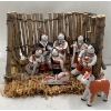 Image 1 : Made in Mexico Porcelain Nativity Scene - 10x9