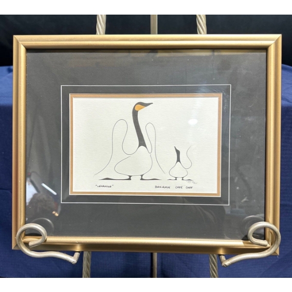 Benjamin Chee Chee "Learning" Print 8Wx6H