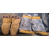 Moccasins 10.5" Long/ Sole, 13 T, and Mittens 14" Long 