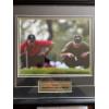 Image 1 : Tiger Woods & phil Mickelson Framed print named "Rivals"