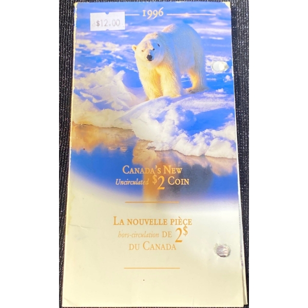 1996 Canada's New Uncirculated 2 Dollar Coin