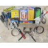 Image 1 : Collection of Tools- Roller Chain Puller, Multimeter, Hex Keys, Screwdrivers & Various Pliers