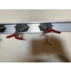 Image 3 : Wall-Mounted Tool Rack with Metal Rack and Assorted Tools