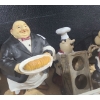 Image 3 : Kitchen Decor Including: Plastic Angel, Server Holding Tray Figurine 7.5 T, Chef Shakers and More!