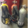 Image 2 : 3 Vintage Scuba Diving Cylinders 