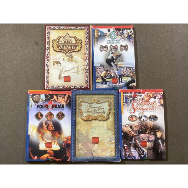 2002 Canadian Provincial Quarter Souvenir Set With Display Cases