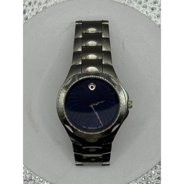 Movado Luna Sport- Stainless Steel Water Resistant Sapphire Crystal