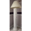 Image 1 : Vintage Pieri Plaster Floor Lamp - Banana Leaf Motif 5Ft Tall