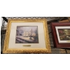 Image 7 : 2 Framed Thomas Kinkade Prints - "Bridge of Faith" " Victorian Christmas III"