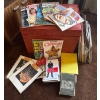 Image 1 : Vintage Treasure Trunk 21T Containing Vinyl Records Art & Assorted Easy Reads 