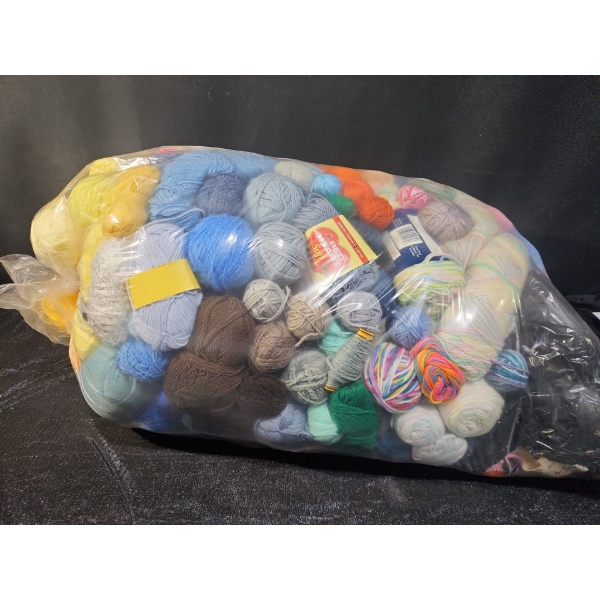 Large Bag Filled with Vintage Yarns for Crafting/Knitting/Crochet - Assorted Colors #2