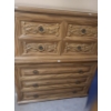 Image 1 : Morissette & Frere Large Wooden Dresser 40 W, 20 D, 47 T 