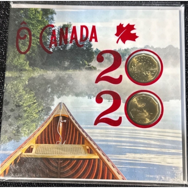  2020 O Canada 6-Coin Gift Card Set
