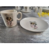 Image 3 : Japanese-Made 21-Piece Ceramic Tea Set with Floral Girl Design